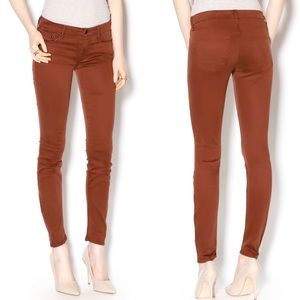 Mother The Looker Cabernet Mid Rise Skinny Jean 30